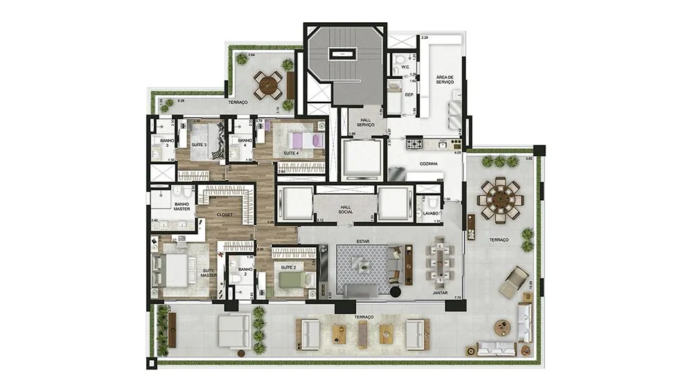 Apartamento, 3 quartos, 208 m² - Foto 16