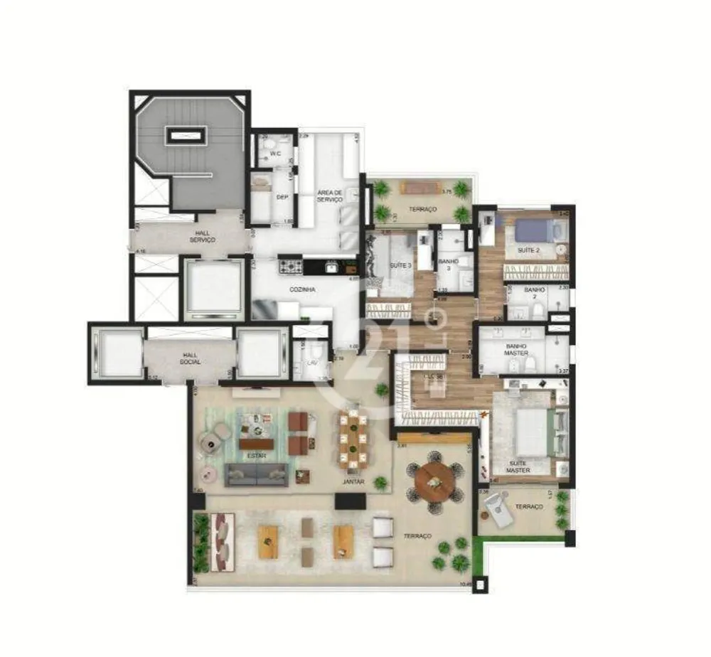 Apartamento, 3 quartos, 208 m² - Foto 15