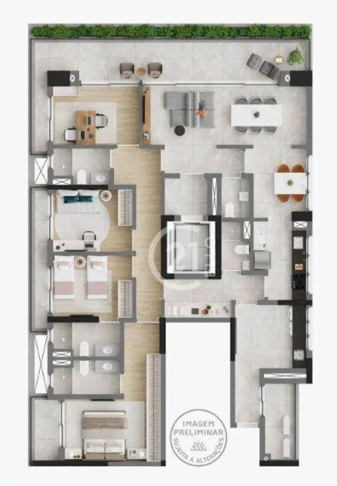 Apartamento, 4 quartos, 182 m² - Foto 2