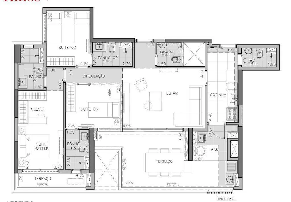 Apartamento, 3 quartos, 123 m² - Foto 9