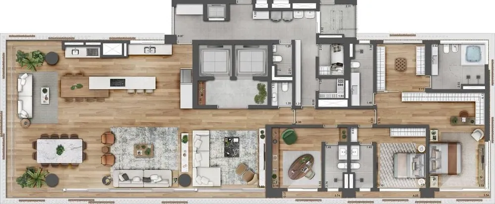 Apartamento, 4 quartos, 355 m² - Foto 13