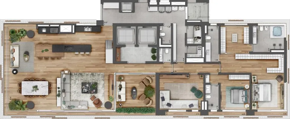 Apartamento, 4 quartos, 355 m² - Foto 14