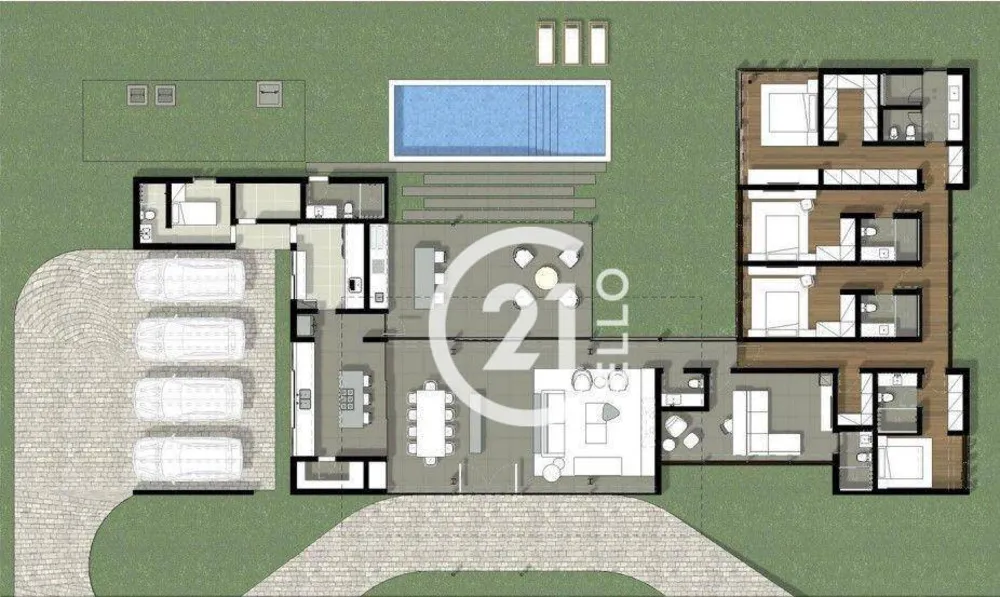 Casa de Condomínio, 5 quartos - Foto 16