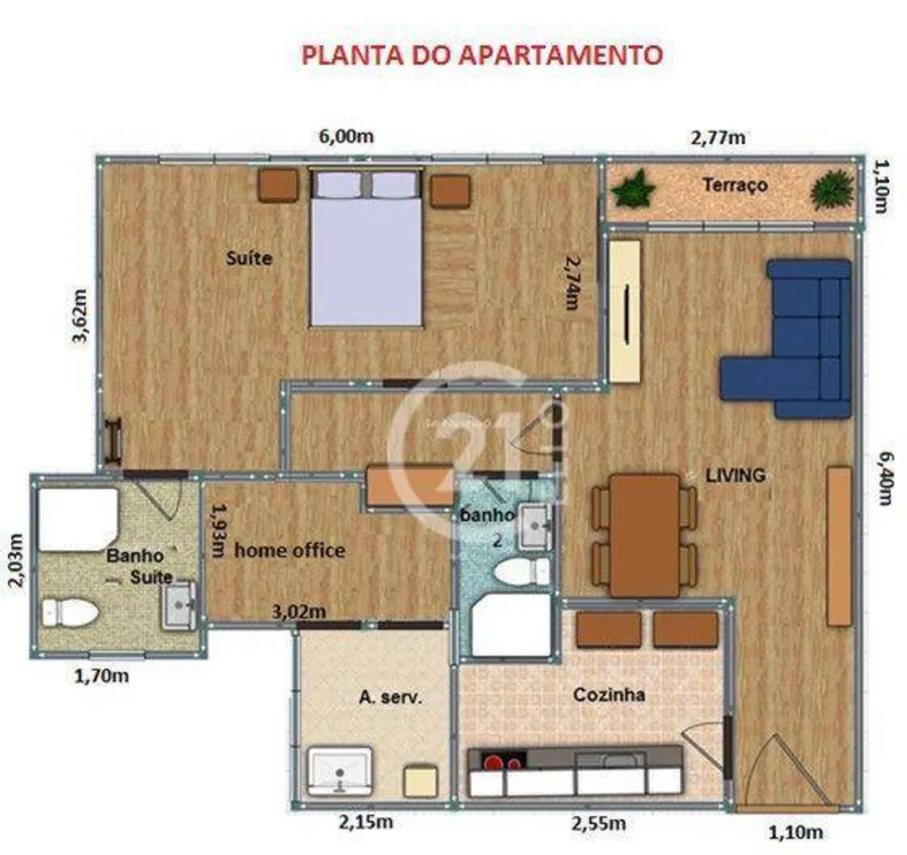 Apartamento, 2 quartos, 76 m² - Foto 16