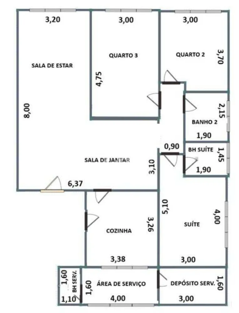 Apartamento, 3 quartos, 120 m² - Foto 6