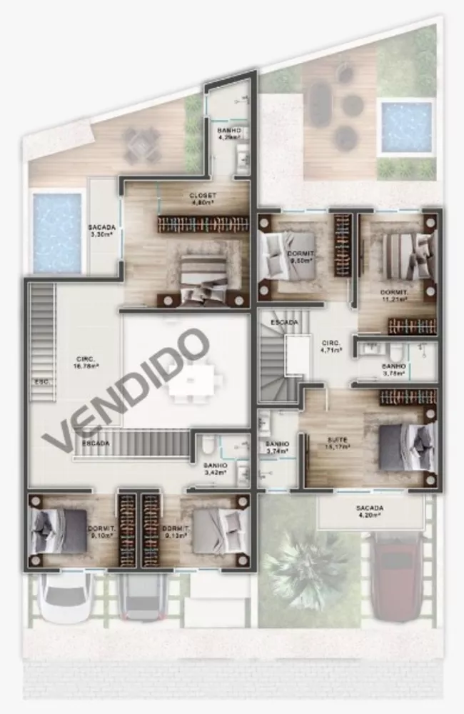 Casa à venda com 2 quartos, 124m² - Foto 3