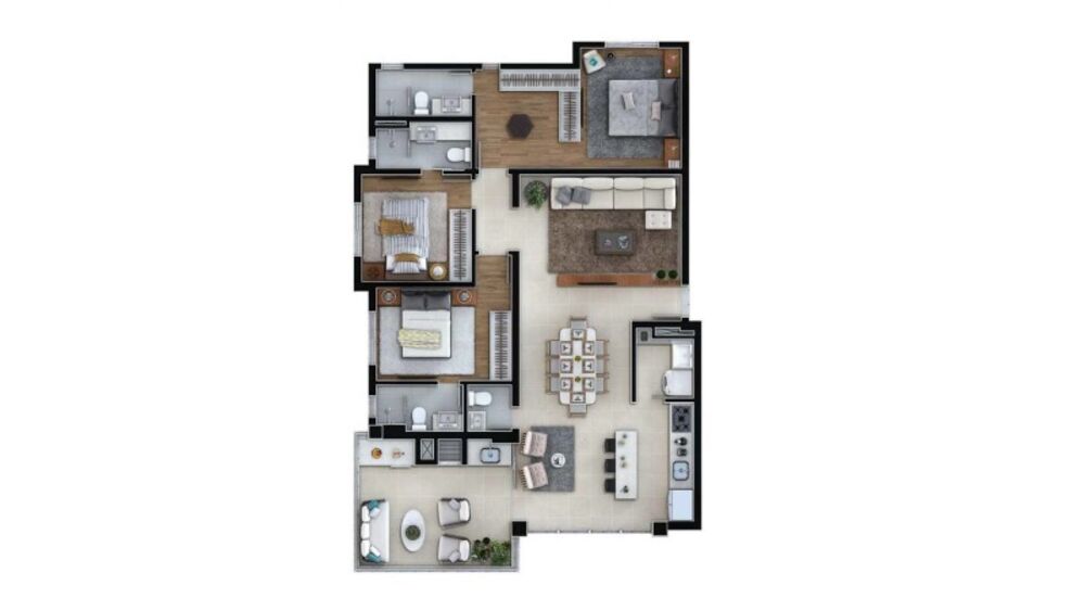 Apartamento, 3 quartos, 129 m² - Foto 11