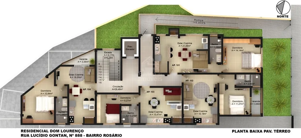 Apartamento, 1 quarto, 34 m² - Foto 5