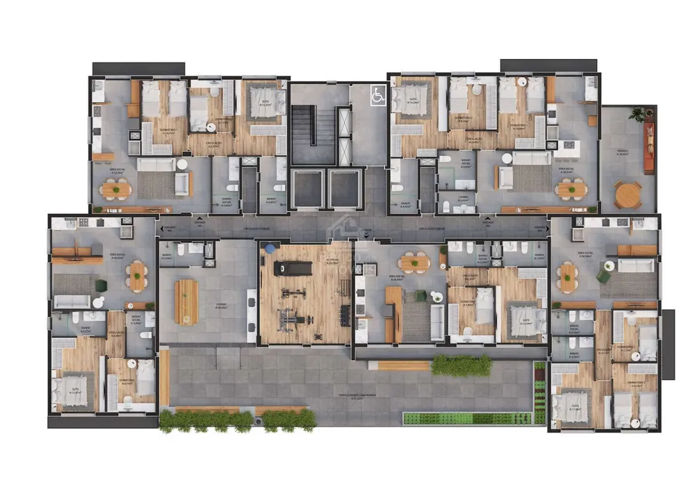 Apartamento, 2 quartos, 82 m² - Foto 2