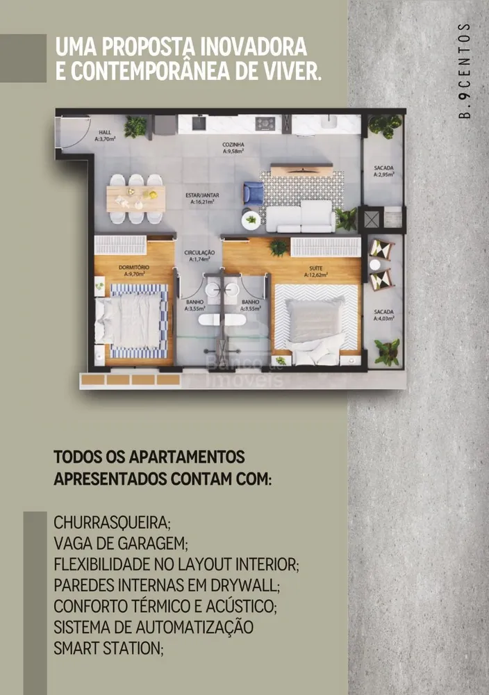 Apartamento, 2 quartos, 66 m² - Foto 6