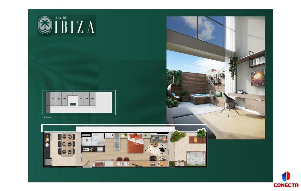 Apartamento à venda com 1 quarto, 25m² - Foto 13