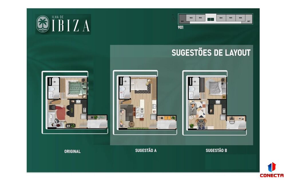 Apartamento à venda com 1 quarto, 25m² - Foto 16