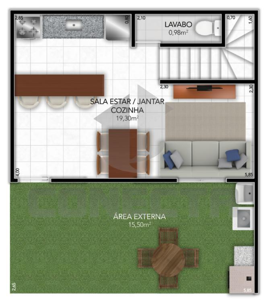 Casa à venda com 2 quartos, 47m² - Foto 14