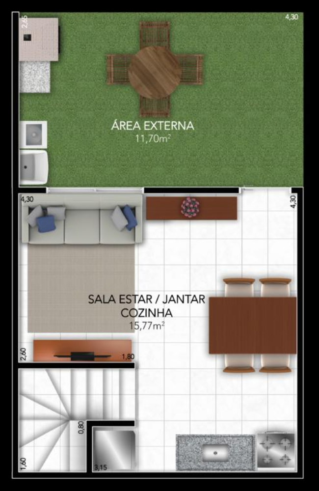 Casa à venda com 2 quartos, 47m² - Foto 12