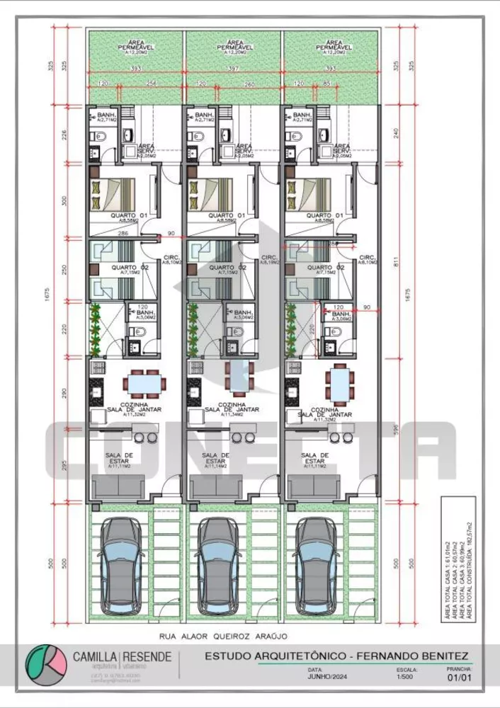 Casa à venda com 2 quartos, 61m² - Foto 2