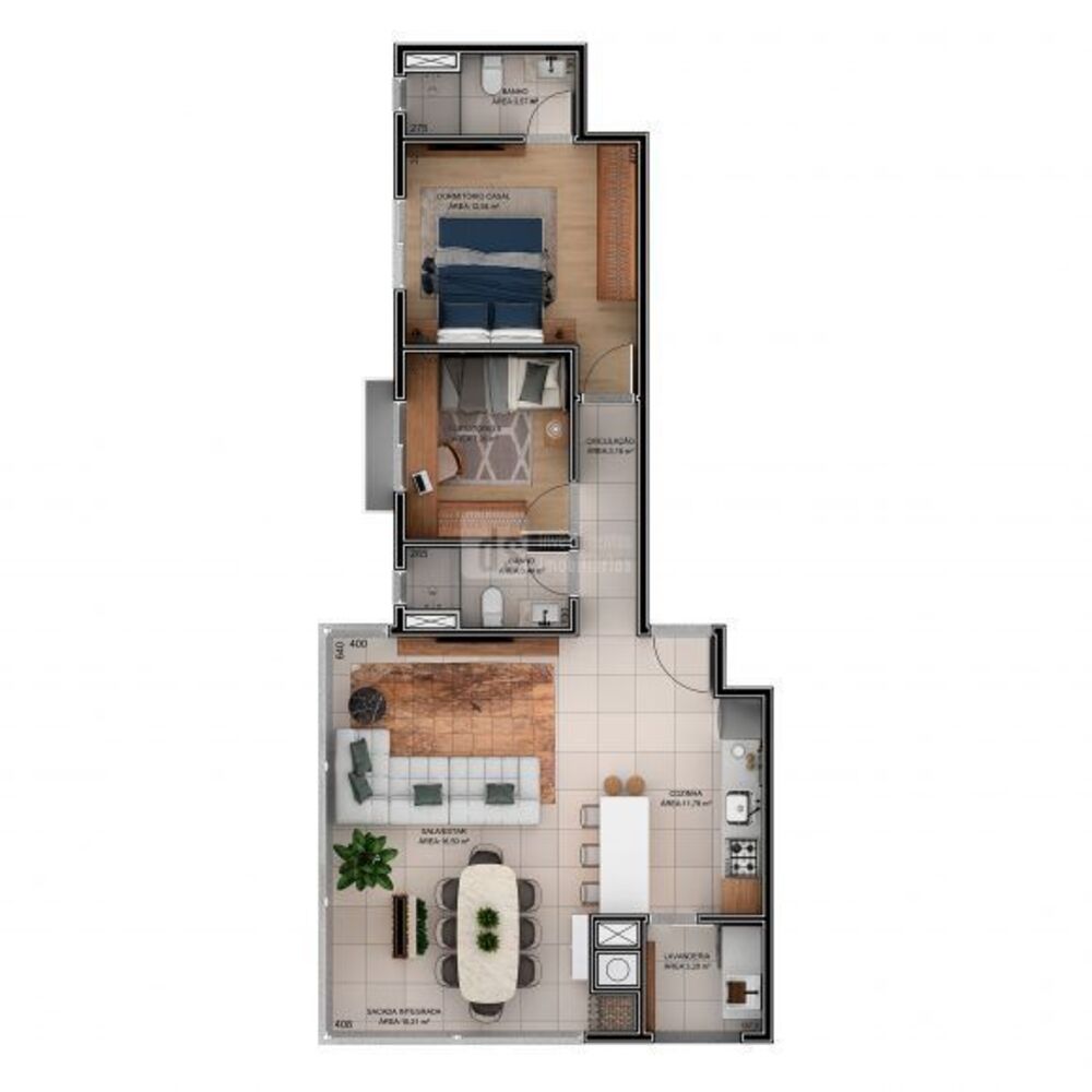 Apartamento à venda com 2 quartos, 94m² - Foto 8