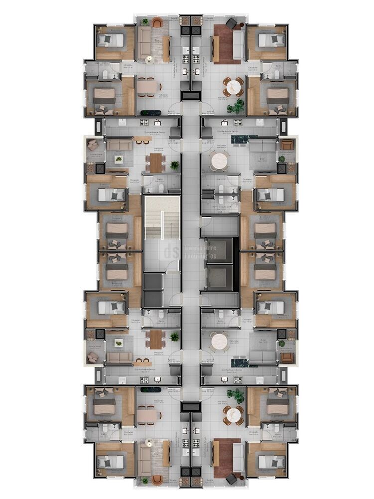 Apartamento, 2 quartos, 52 m² - Foto 3
