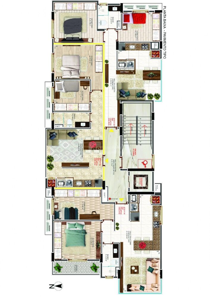 Apartamento, 2 quartos, 53 m² - Foto 1