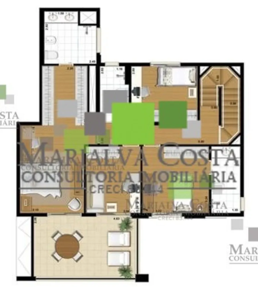 Apartamento, 3 quartos, 256 m² - Foto 5