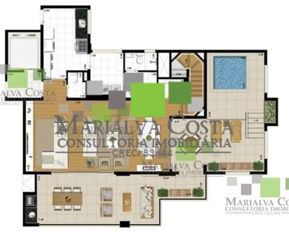 Apartamento, 3 quartos, 256 m² - Foto 4