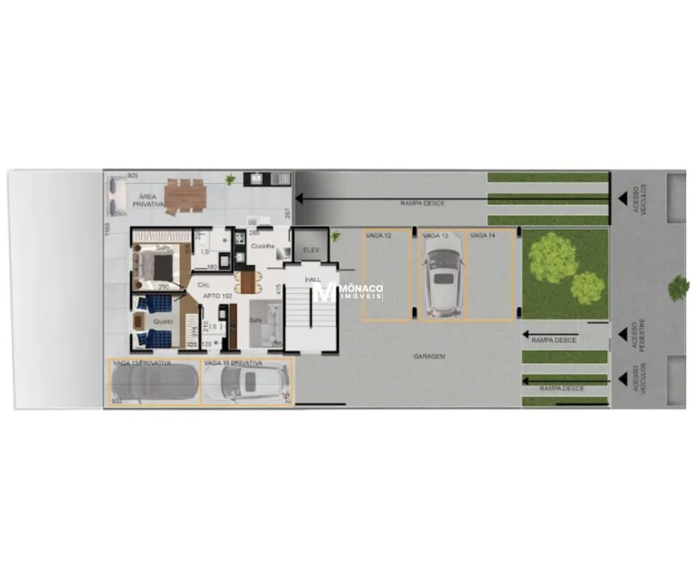 Cobertura, 3 quartos, 129 m² - Foto 4