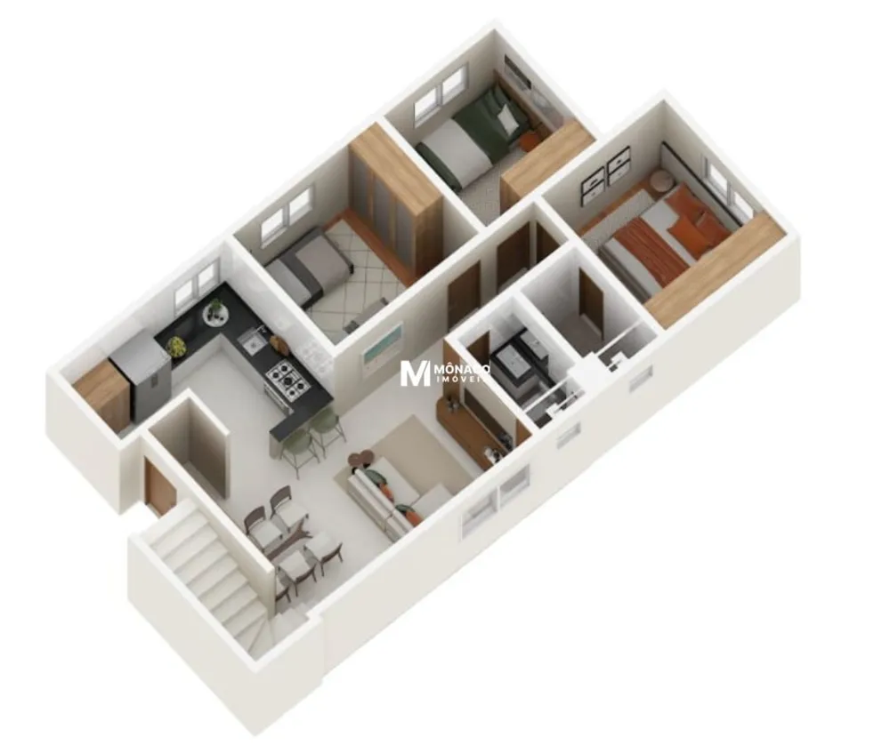 Cobertura, 3 quartos, 129 m² - Foto 1