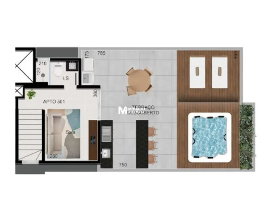 Cobertura, 3 quartos, 129 m² - Foto 3