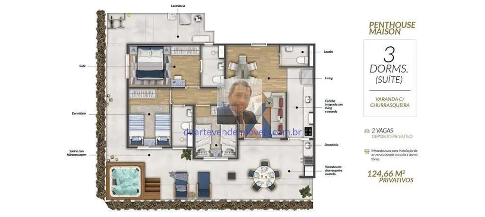 Apartamento, 2 quartos, 77 m² - Foto 15