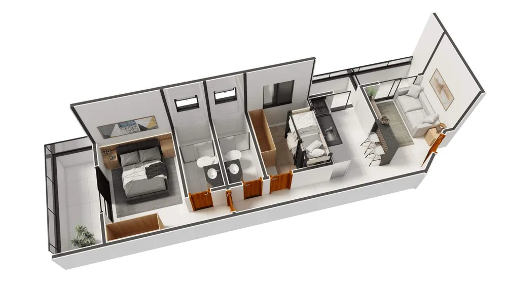 Apartamento, 2 quartos, 60 m² - Foto 1