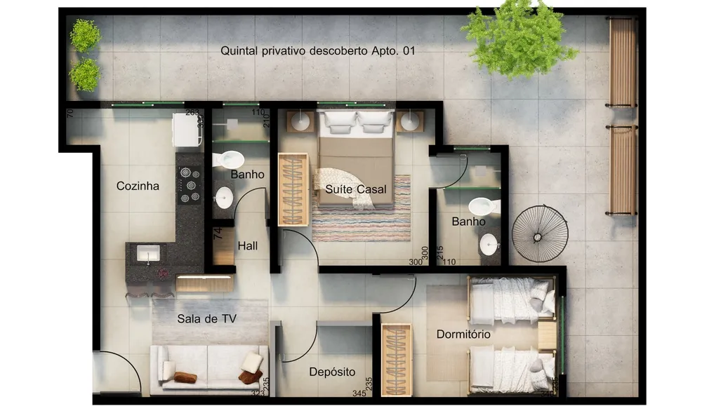 Apartamento, 2 quartos, 48 m² - Foto 4
