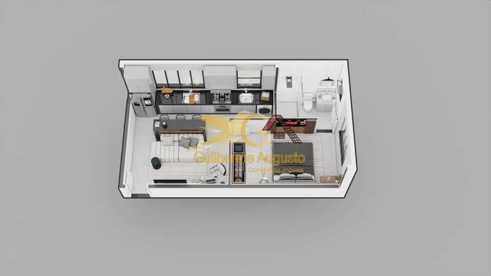 Apartamento, 1 quarto - Foto 3