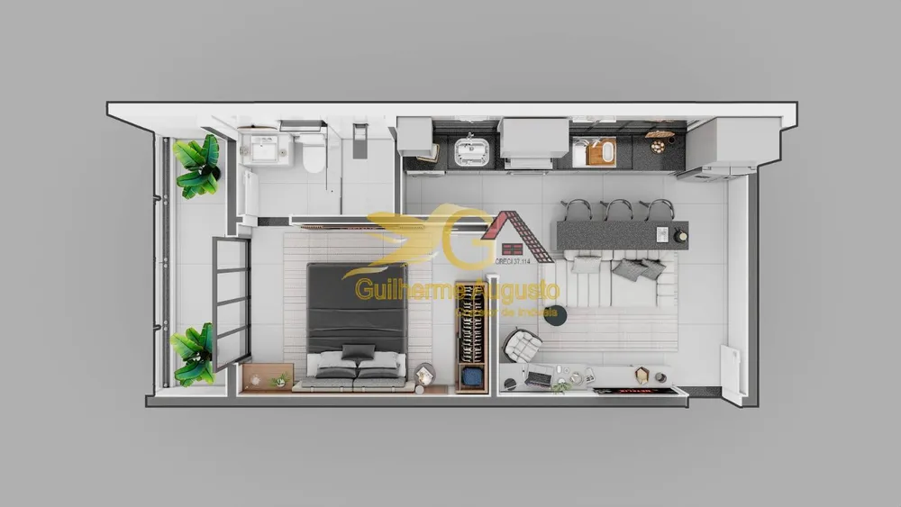 Apartamento, 1 quarto - Foto 4
