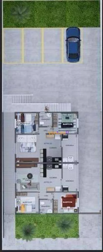 Apartamento, 2 quartos, 50 m² - Foto 6