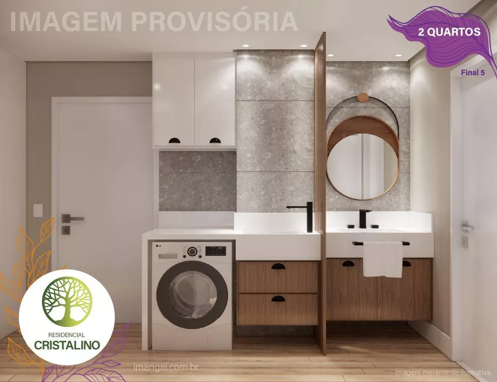 Apartamento à venda com 2 quartos, 40m² - Foto 3