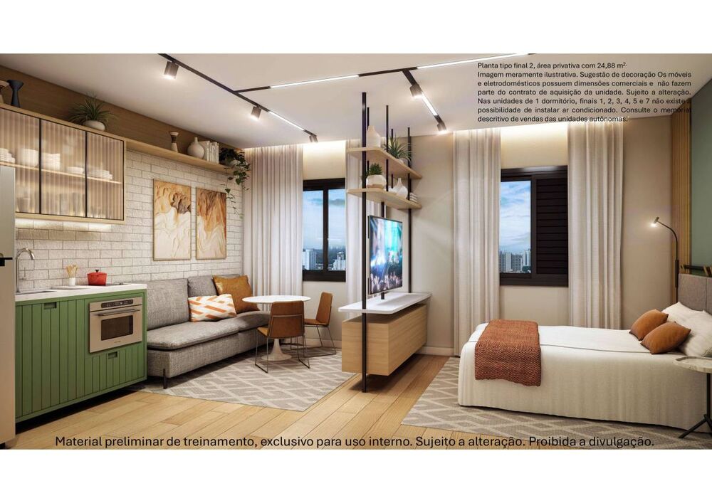 Apartamento, 1 quarto, 24 m² - Foto 1