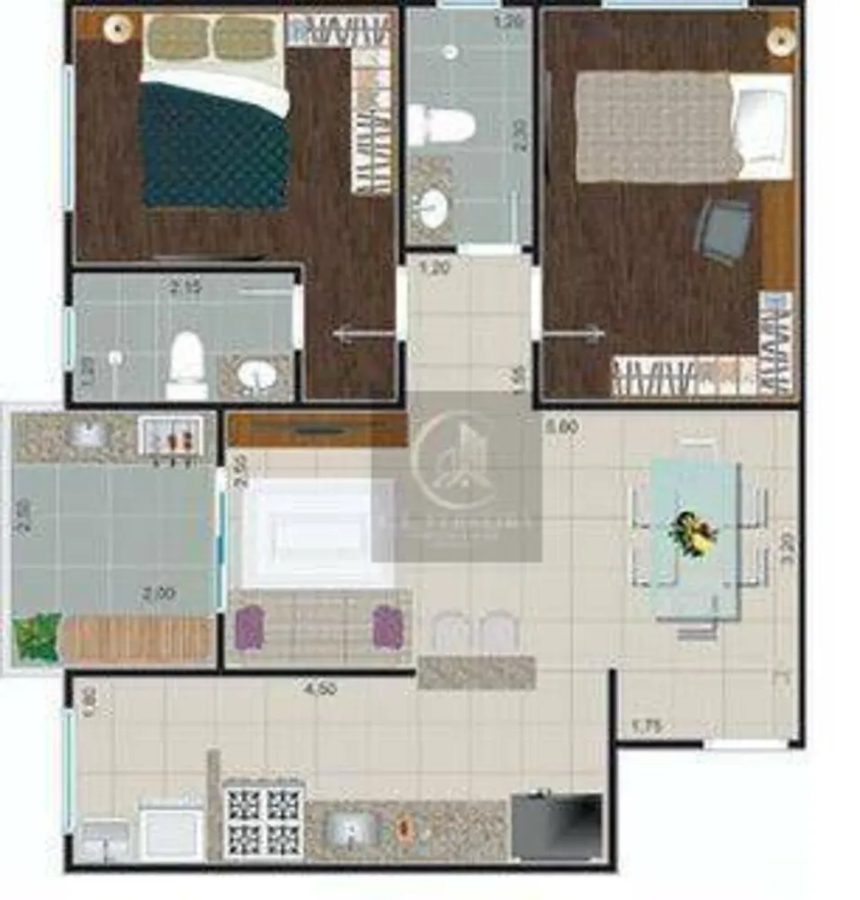 Apartamento, 2 quartos, 62 m² - Foto 5
