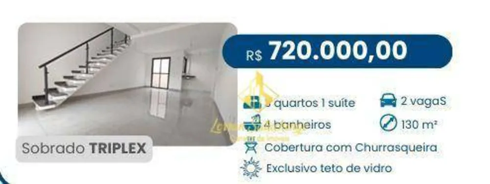 Sobrado, 3 quartos, 130 m² - Foto 2