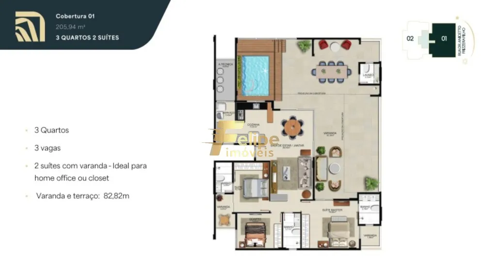 Apartamento, 3 quartos, 89 m² - Foto 6