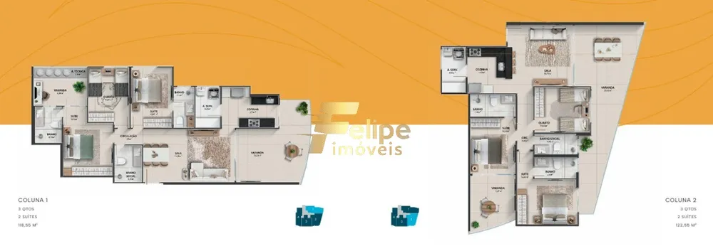 Apartamento, 3 quartos, 110 m² - Foto 6