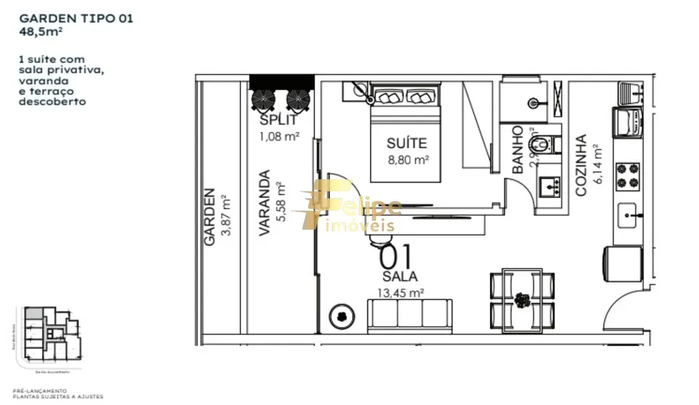 Apartamento, 2 quartos, 76 m² - Foto 5