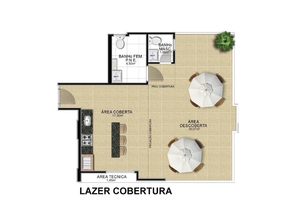 Apartamento, 2 quartos, 56 m² - Foto 2
