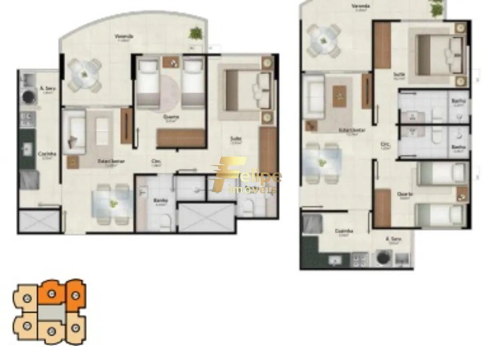 Apartamento, 2 quartos, 65 m² - Foto 12