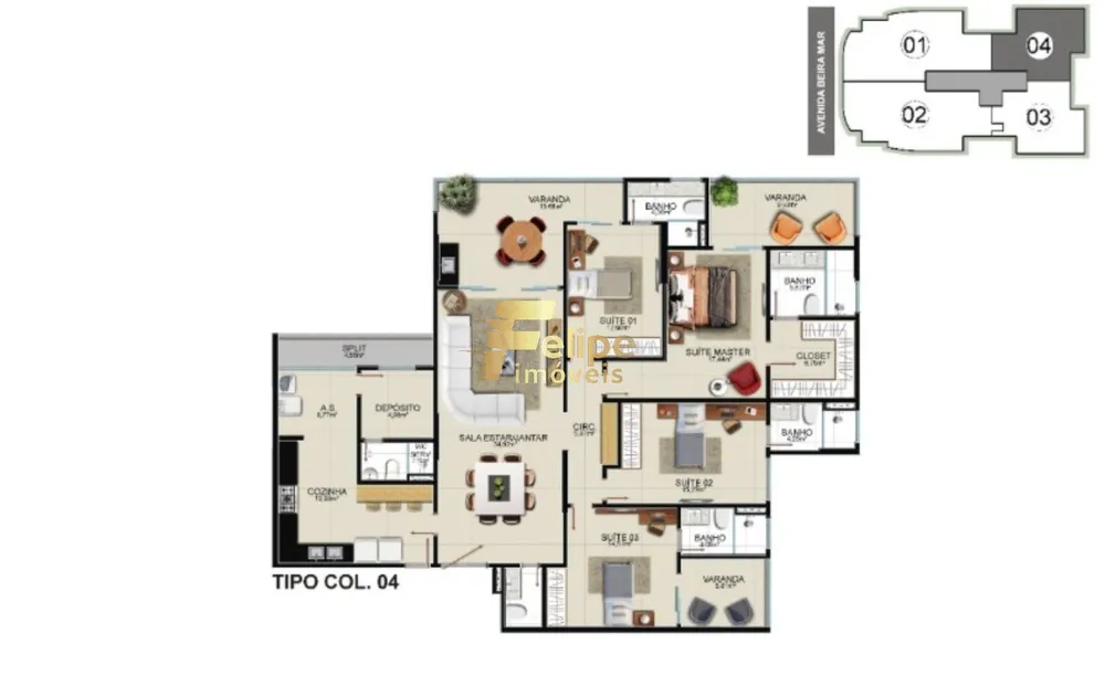 Apartamento, 4 quartos, 320 m² - Foto 8
