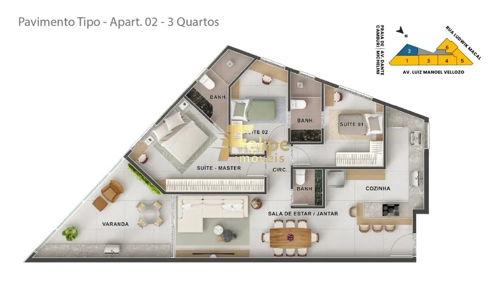 Apartamento, 3 quartos, 142 m² - Foto 5