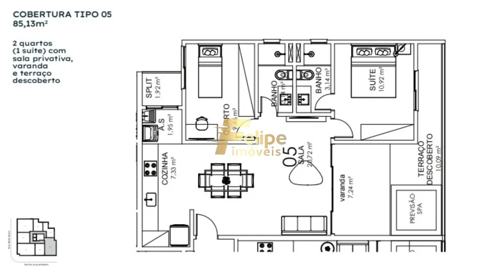 Apartamento, 1 quarto, 35 m² - Foto 4
