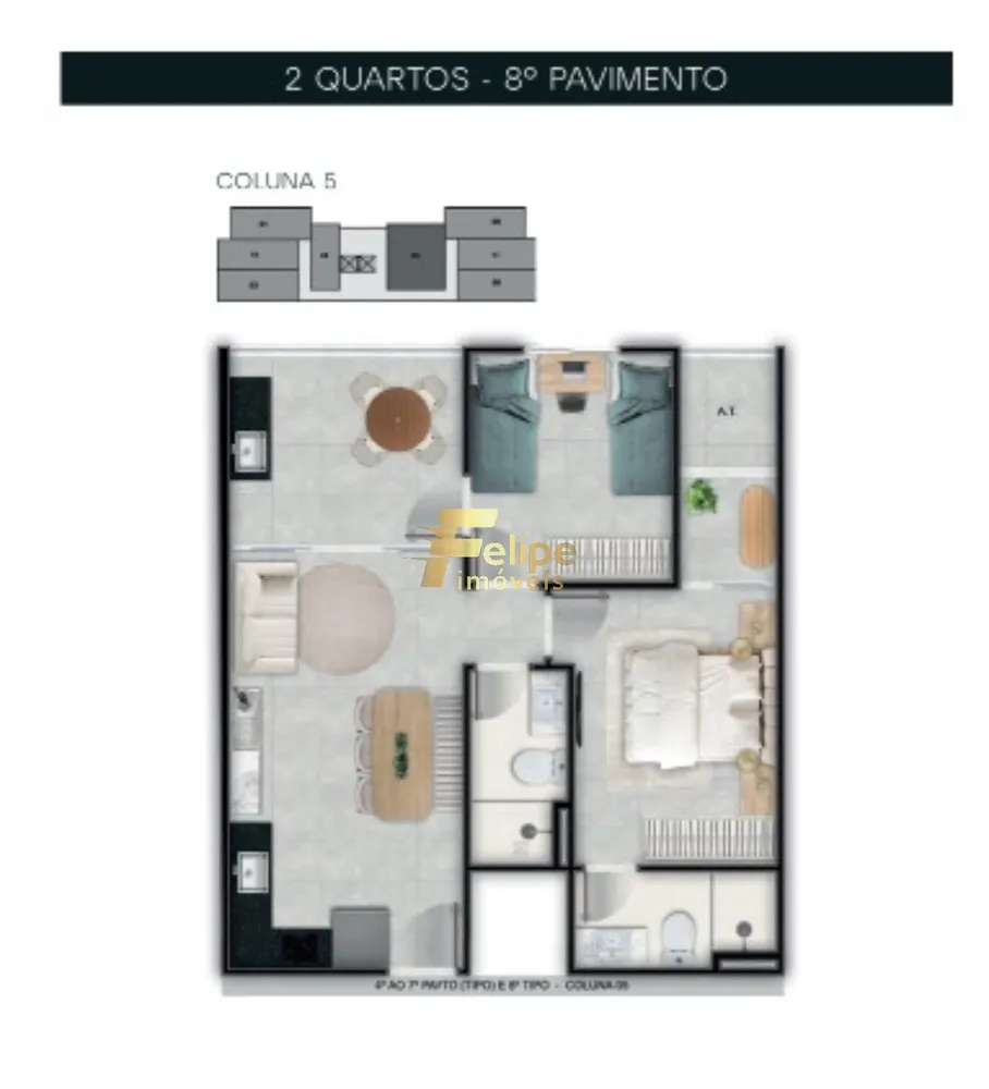 Apartamento, 1 quarto, 27 m² - Foto 5