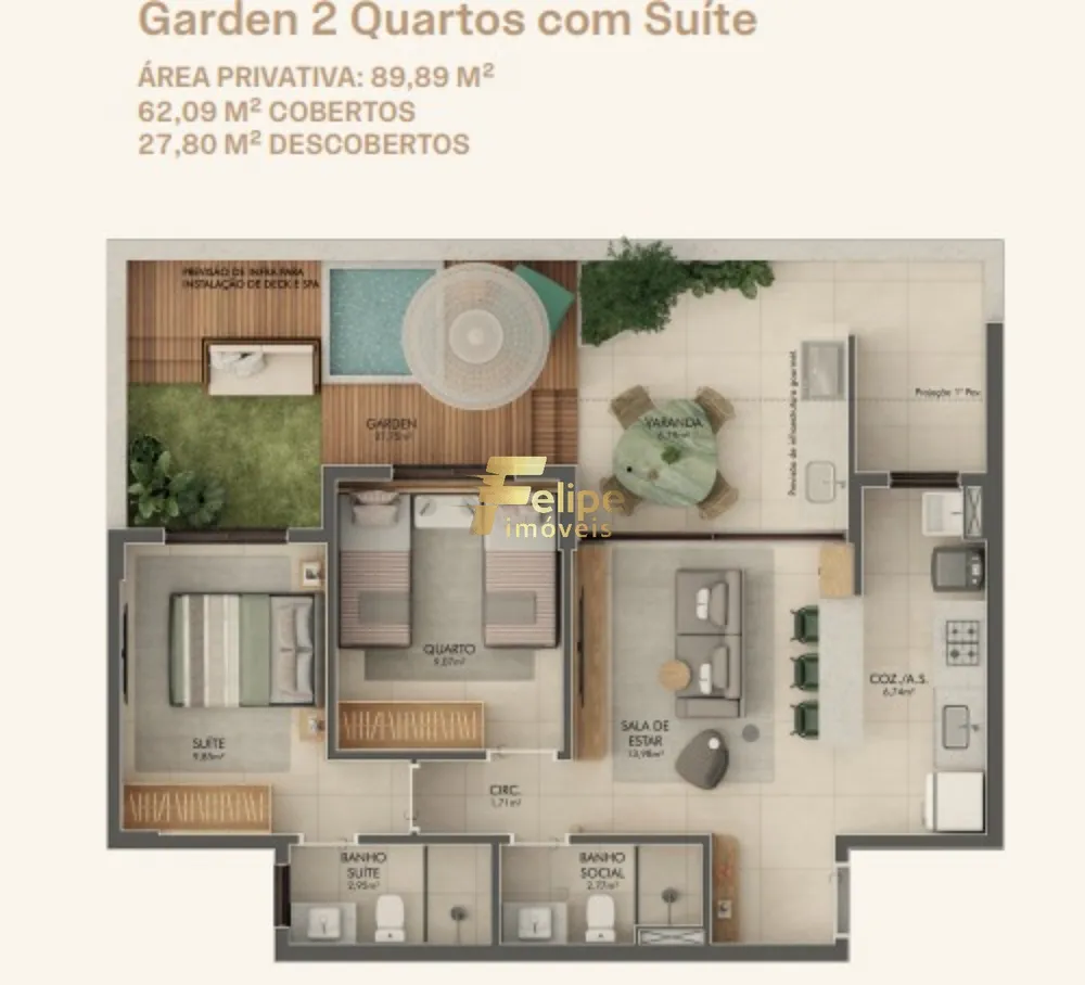 Apartamento, 1 quarto, 30 m² - Foto 5