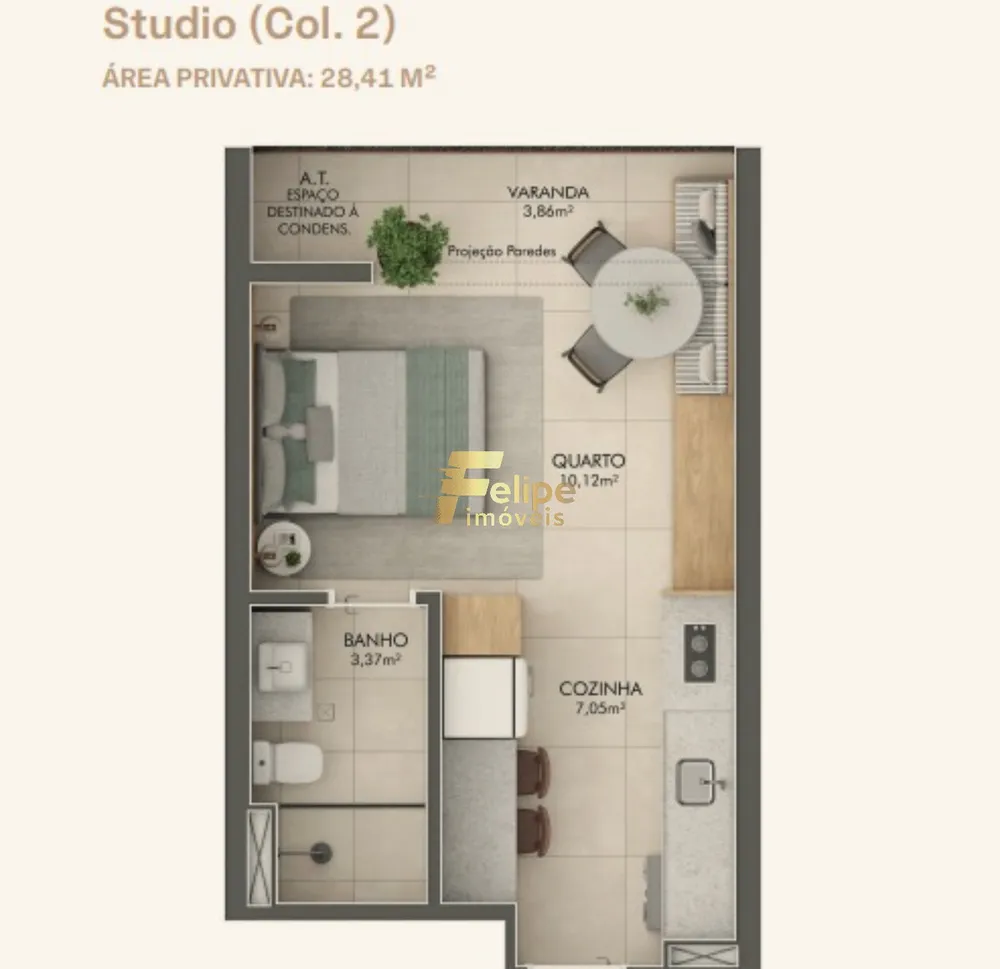 Apartamento, 1 quarto, 30 m² - Foto 16
