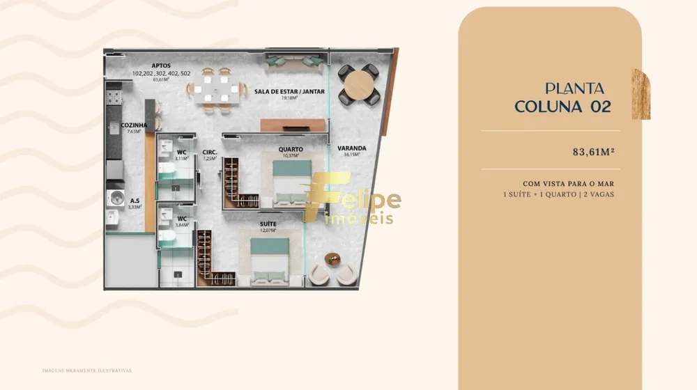 Apartamento, 2 quartos, 70 m² - Foto 11