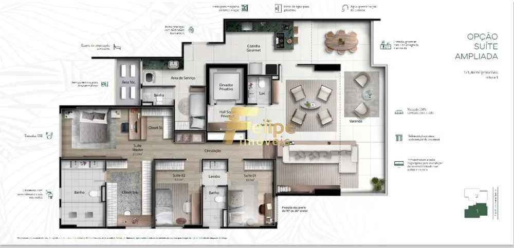 Apartamento, 4 quartos, 171 m² - Foto 10